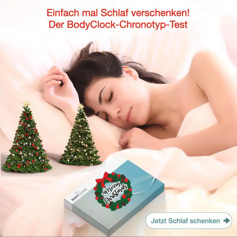 BodyClock Chronotyptest - Schlaf zu Weihnachten verschenken!